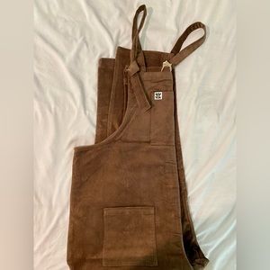Lucy & Yak Brown Corduroy Overalls- Size 18 Regular